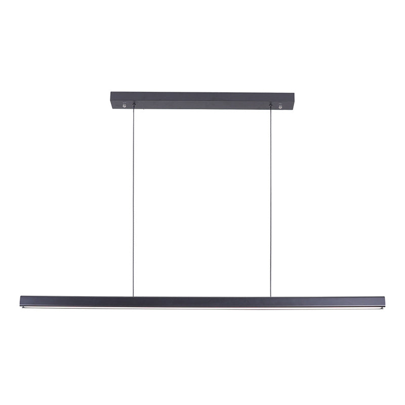 Minimalism Contemporary Style Island Chandelier Light Linear LED Island Light for Dining Room