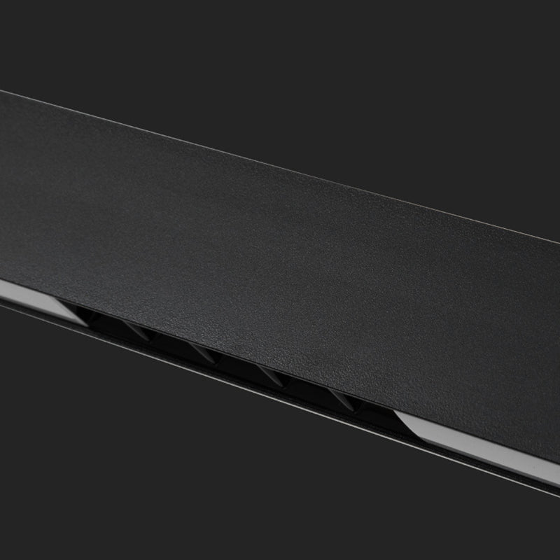 Rectangle Island Lights Modern Metal 1 Light Kitchen Island Lighting in Black