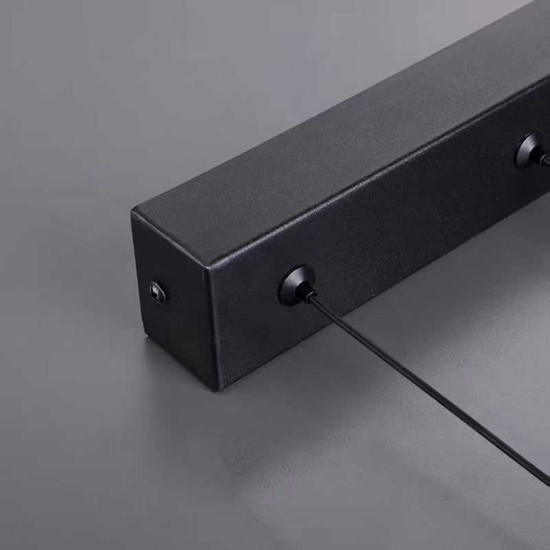 Moderno minimalismo a ciondolo a pendente a pendente chandelier kit di luce sospesa in metallo per soggiorno