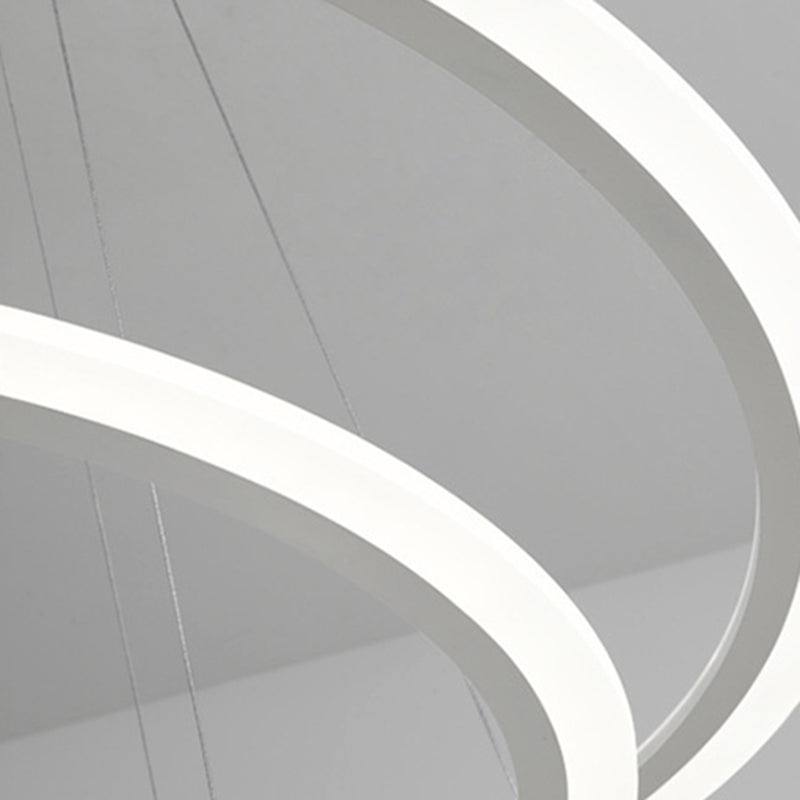 Moderne minimalisme -stijl LED hanger kroonluchter licht acryl hanger verlichting voor woonkamer