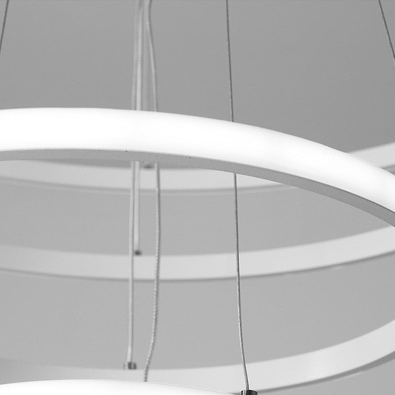 Moderne minimalisme stijl hanger kroonluchter licht metaal 3 licht plafond hanglampje voor woonkamer