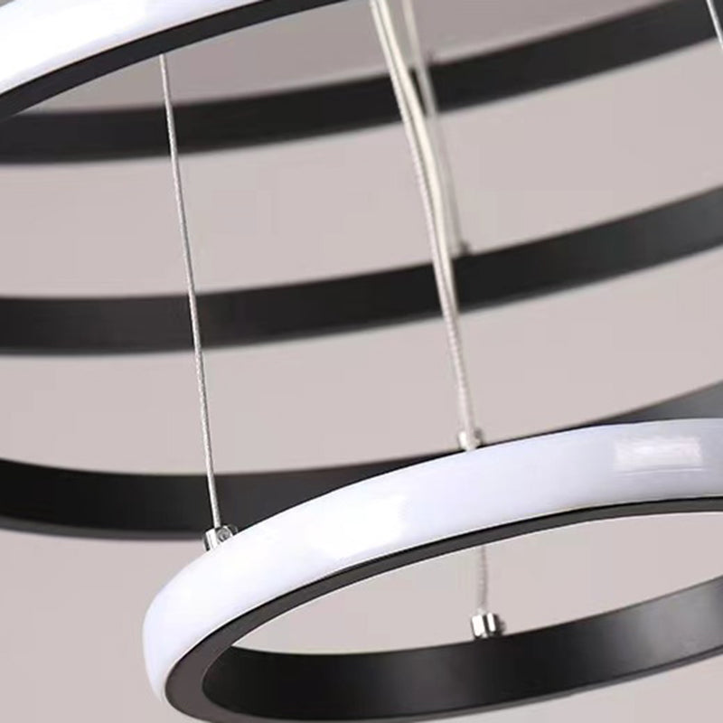 Moderne minimalisme stijl hanger kroonluchter licht metaal 3 licht plafond hanglampje voor woonkamer