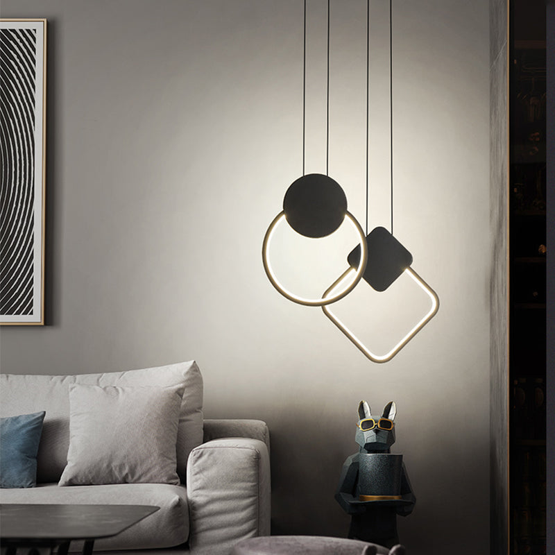 Geometrische Anhängerbeleuchtung moderne Anhängerbeleuchtung mit Acrylschatten