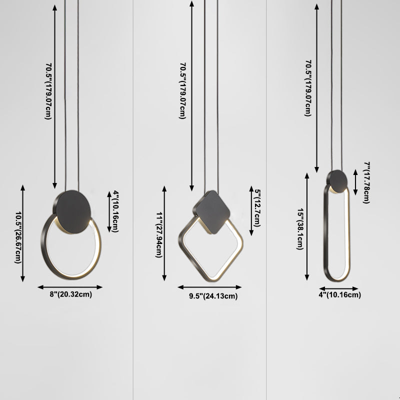 Geometrische Anhängerbeleuchtung moderne Anhängerbeleuchtung mit Acrylschatten