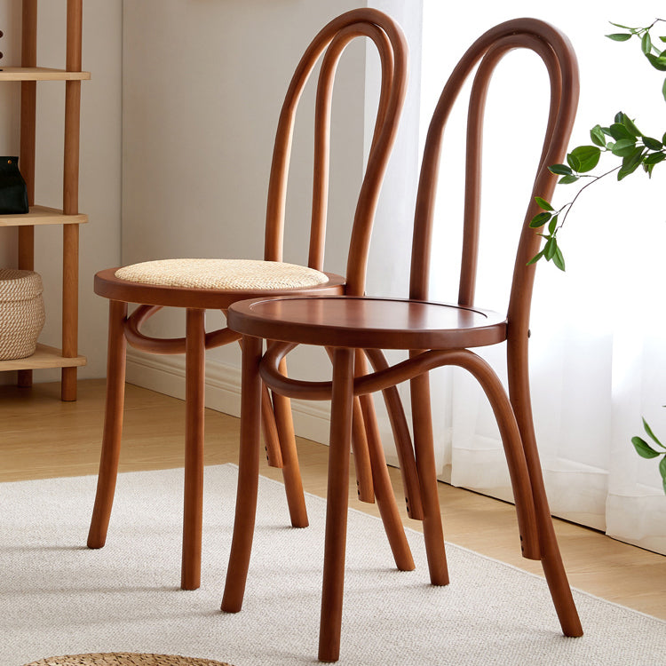 Juego de sillas de madera de haya contemporánea, cocina, comedor, sillas traseras Windsor