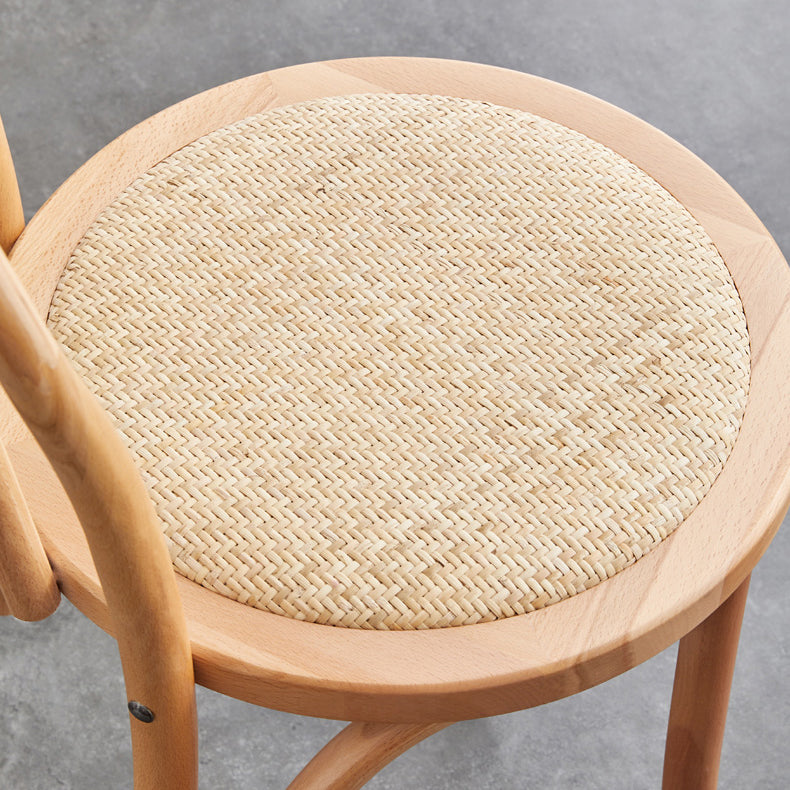 Juego de sillas de madera de haya contemporánea, cocina, comedor, sillas traseras Windsor