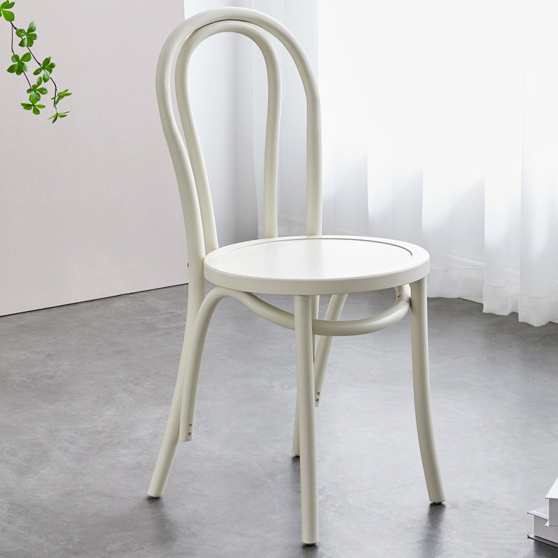 Ensemble de chaises contemporaines en bois de hêtre, cuisine, salle à manger, chaises latérales arrière Windsor