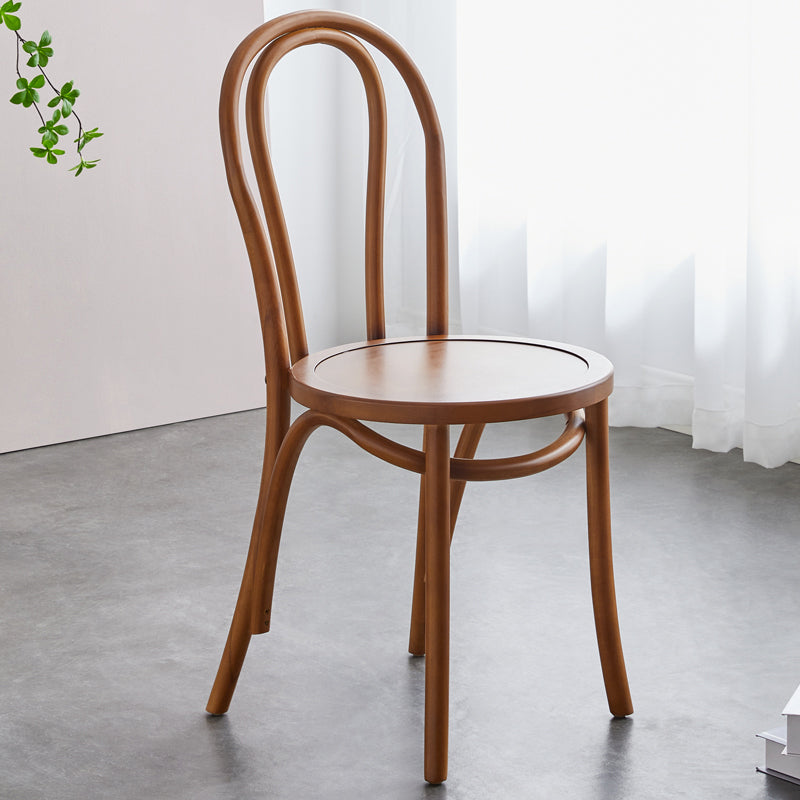 Ensemble de chaises contemporaines en bois de hêtre, cuisine, salle à manger, chaises latérales arrière Windsor