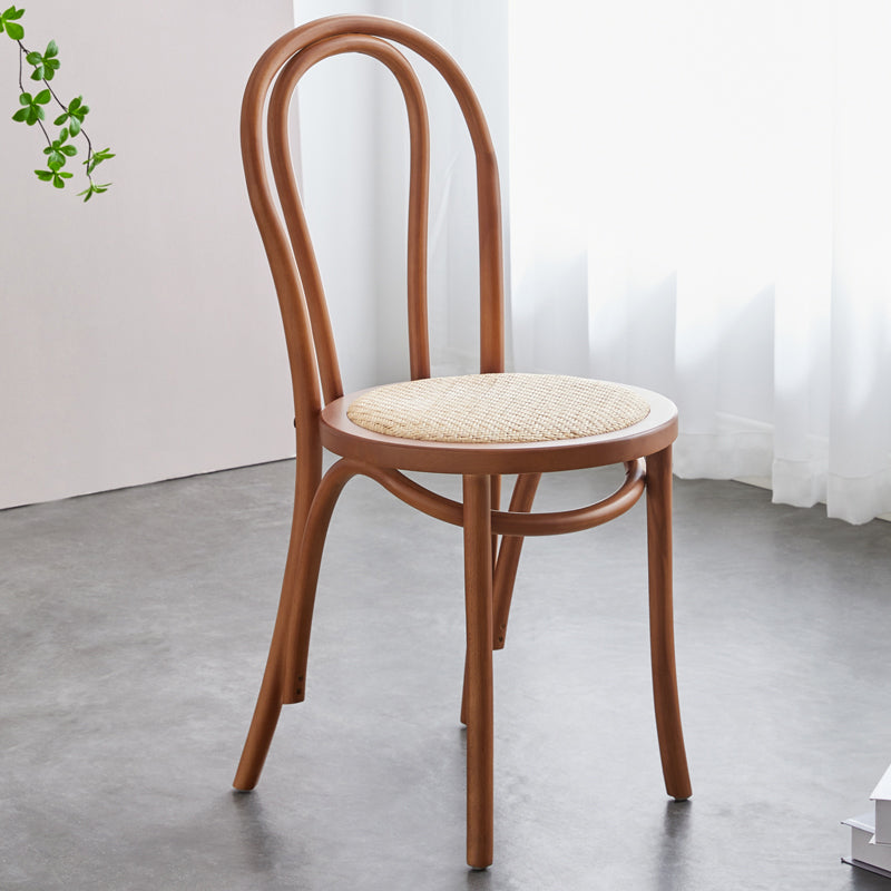 Juego de sillas de madera de haya contemporánea, cocina, comedor, sillas traseras Windsor