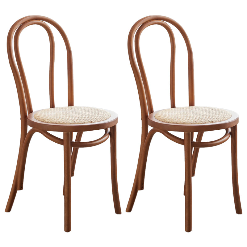 Juego de sillas de madera de haya contemporánea, cocina, comedor, sillas traseras Windsor
