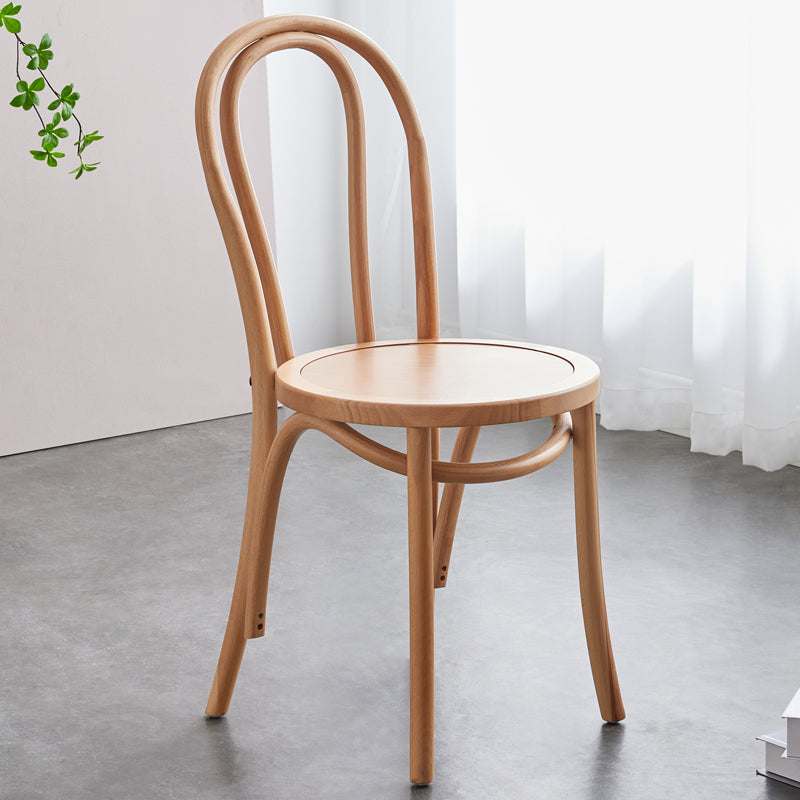 Ensemble de chaises contemporaines en bois de hêtre, cuisine, salle à manger, chaises latérales arrière Windsor