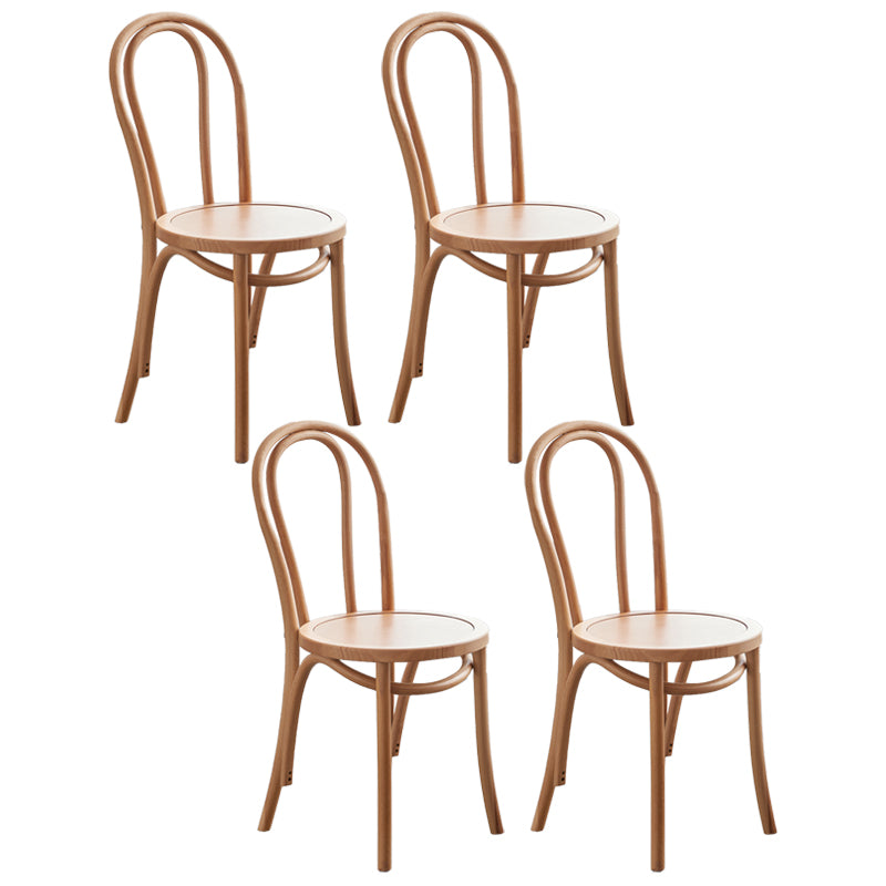 Juego de sillas de madera de haya contemporánea, cocina, comedor, sillas traseras Windsor