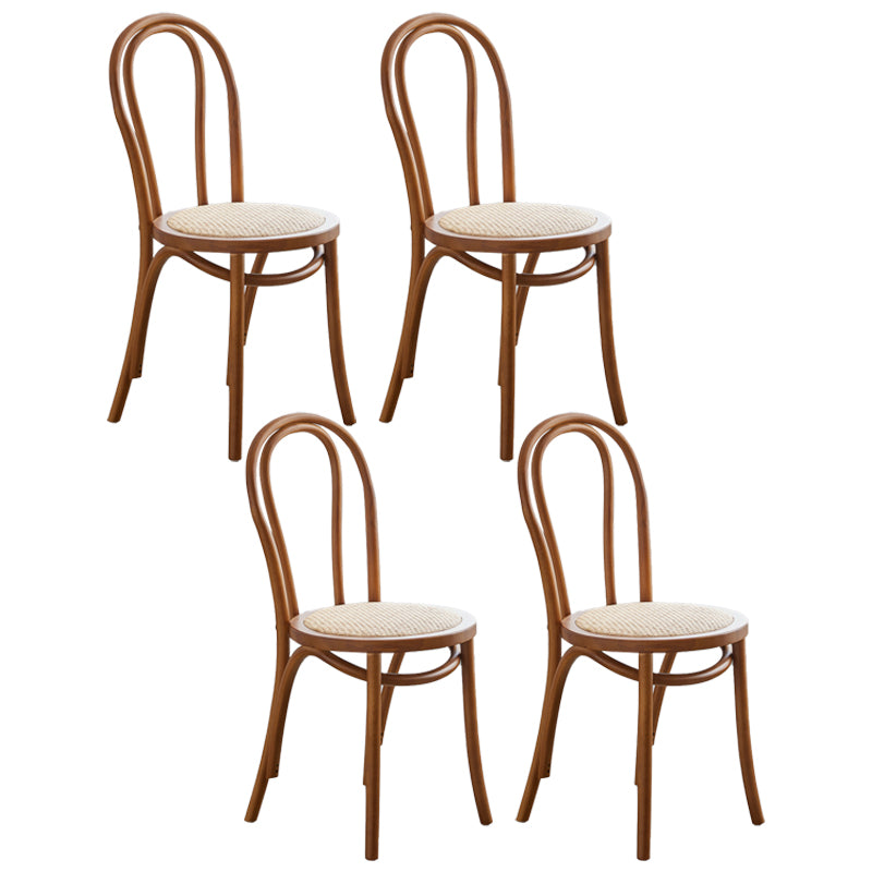 Juego de sillas de madera de haya contemporánea, cocina, comedor, sillas traseras Windsor