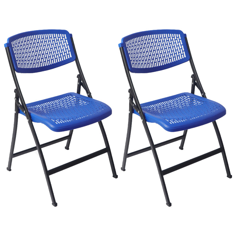 Chaise d'intérieur et d'extérieur moderne en métal et plastique, chaise d'appoint de salle à manger à dossier ouvert sans accoudoirs