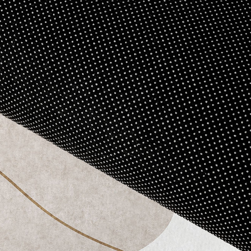 Fancy Modern Area Teppich Farbblock Polyester Fläche Teppich nicht rutscher Backing Teppich für Wohnkultur
