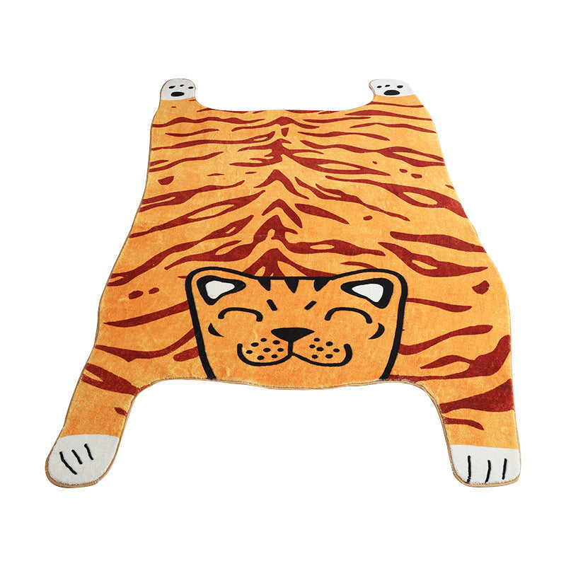 Unique Indoor Carpet Funky Animals Pattern Rug Living Room Polyester Carpet with Non-Slip Backing