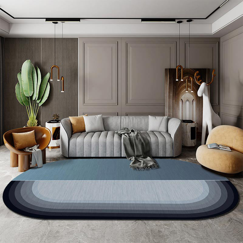 Tapis de forme de nouveauté contemporaine tapis de panneau de groupe de contraste minimaliste avec support sans glissement