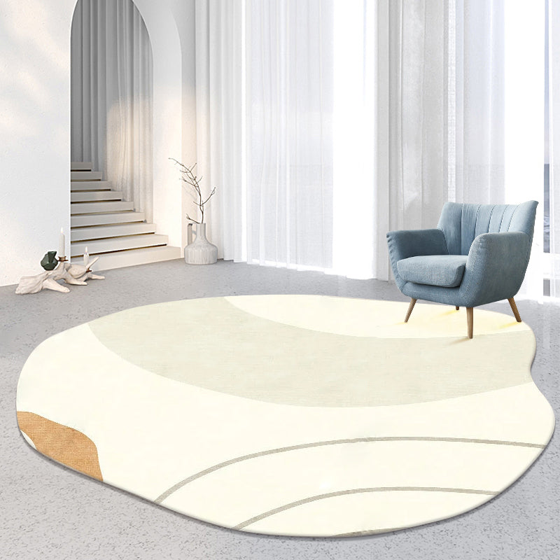 Kleurrijk modern vloerkleed kleurblok polyester gebied tapijt anti-slip gemakkelijke tapijten voor huisdecoratie