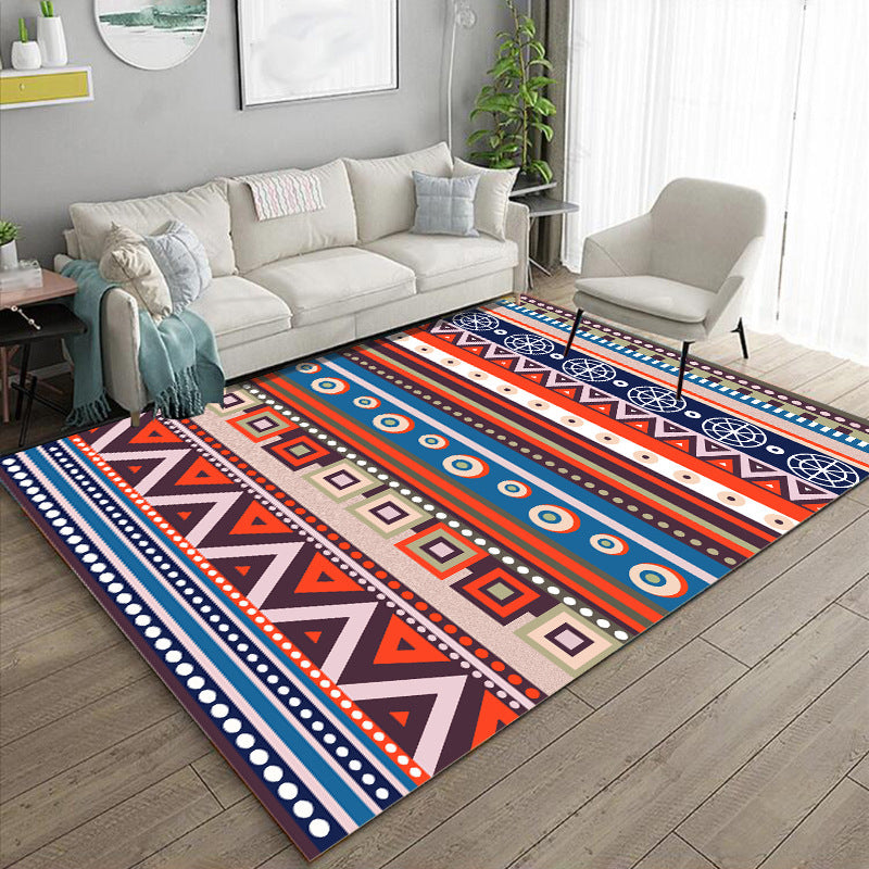 Multikolor Boho-Chic-Gebiet Teppich Victoria Stammesmuster Innenteppich Polyester Teppich für Wohnzimmer