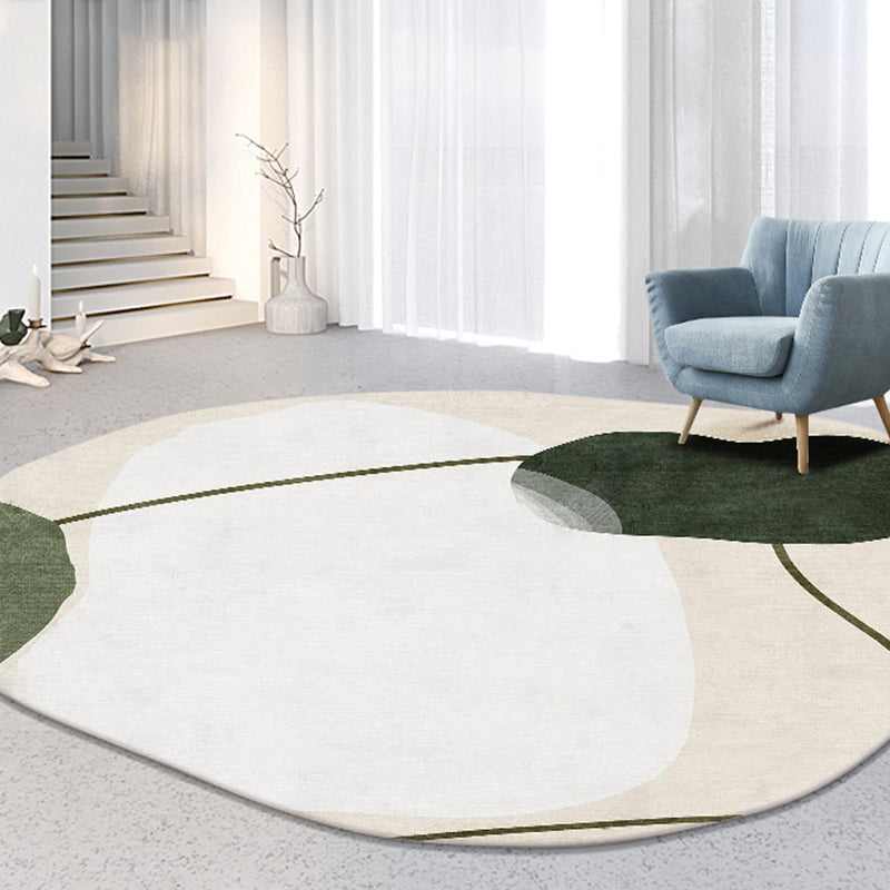 Chic Moderner Bereich Teppich Farbblock Polyester Fläche Teppich Flecken widerstandsfähiger Teppich für Wohnkultur