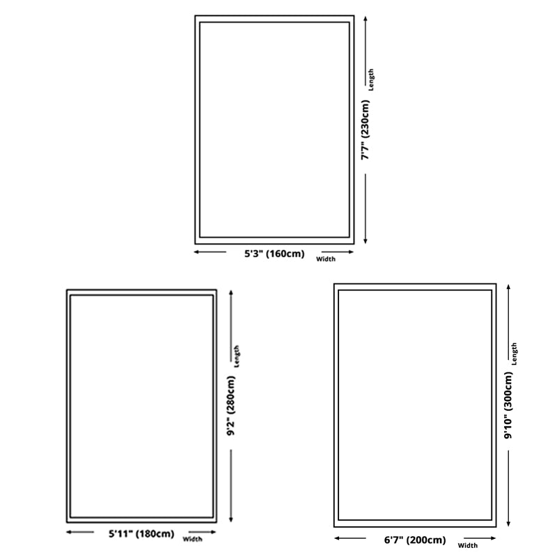 Light Yellow Modern Rug Polyester Graphic Rug Washable Rug for Living Room