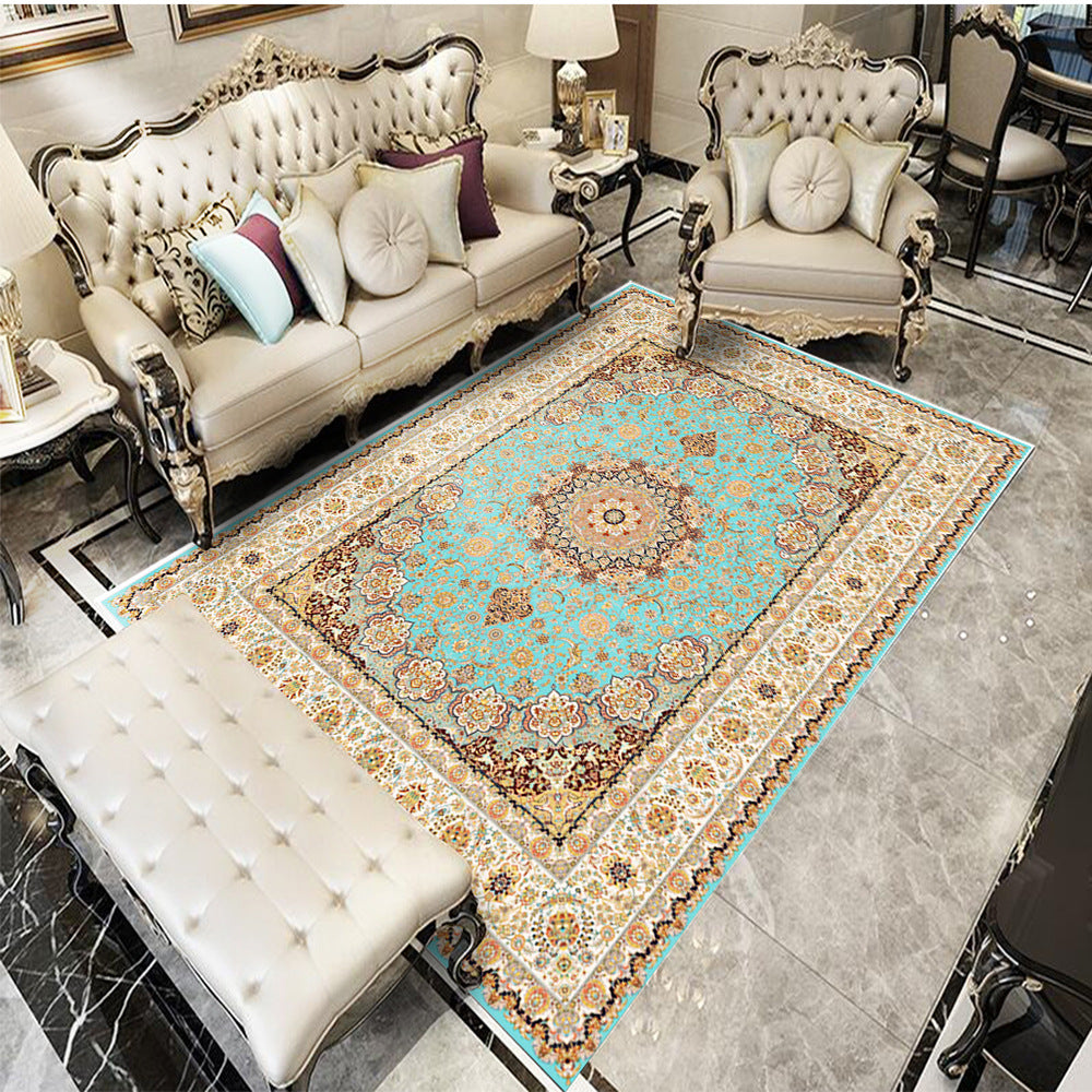 Antike Medaillon -Druckteppich Polyester Innenteppich -Teppichfleck -Widerstands -Fläche Teppich für Wohnzimmer