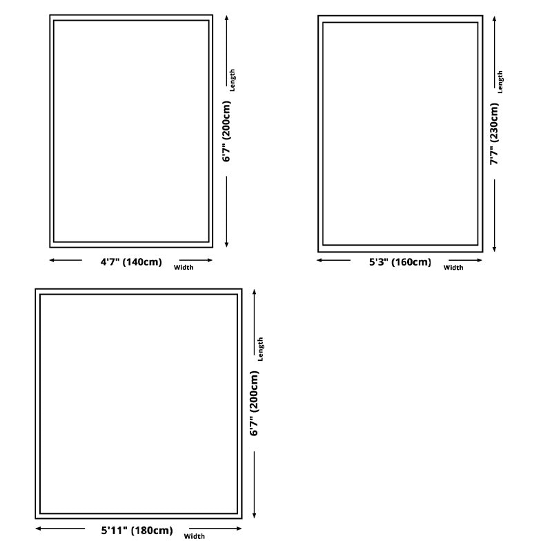 Blue European Carpet Medallion Print Polyester Area Rug Stain Resistant Rug for Home Decor