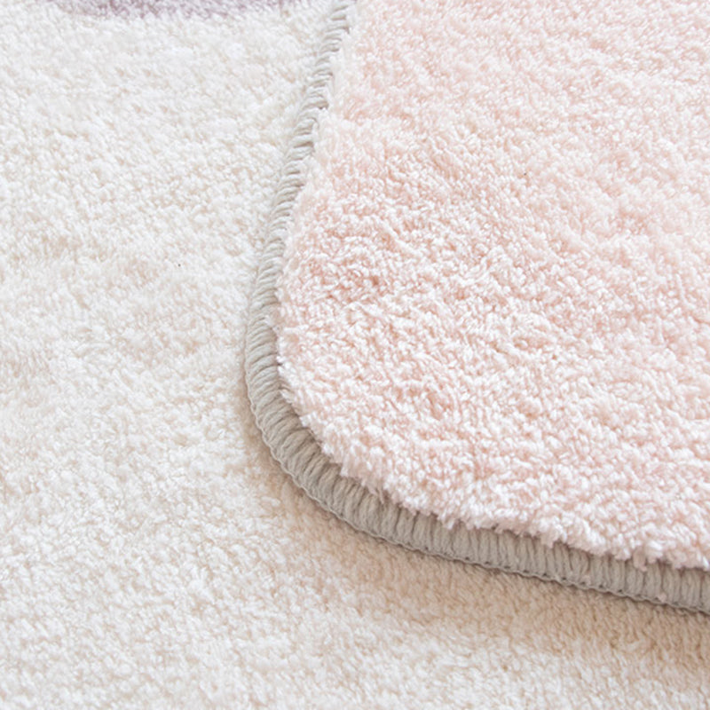Modern Polyester Rug Creative Novelty Shape Carpet Stain Resistant Area Rug for Living Room