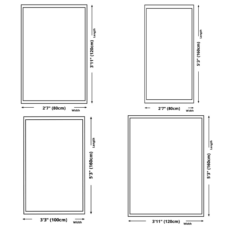 Minimalist Indoor Rug Washable Carpet Polyester Stain Resistant Area Rug for Living Room