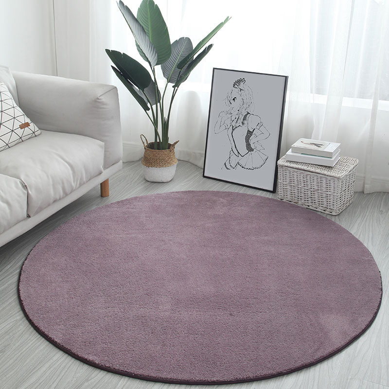 Alfombra casual gris mezcla alfombra de color sólido alfombra sin deslizamiento para sala de estar para sala de estar