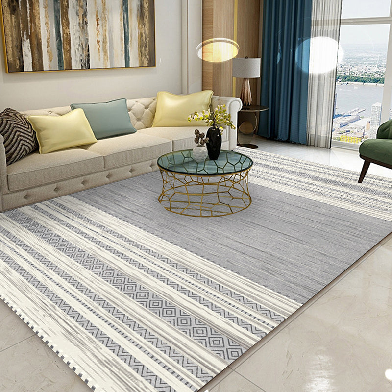 Boho-Chic Harlequin Print Carpet Polyester Indoor Rug Non-Slip Backing Area Carpet for Living Room