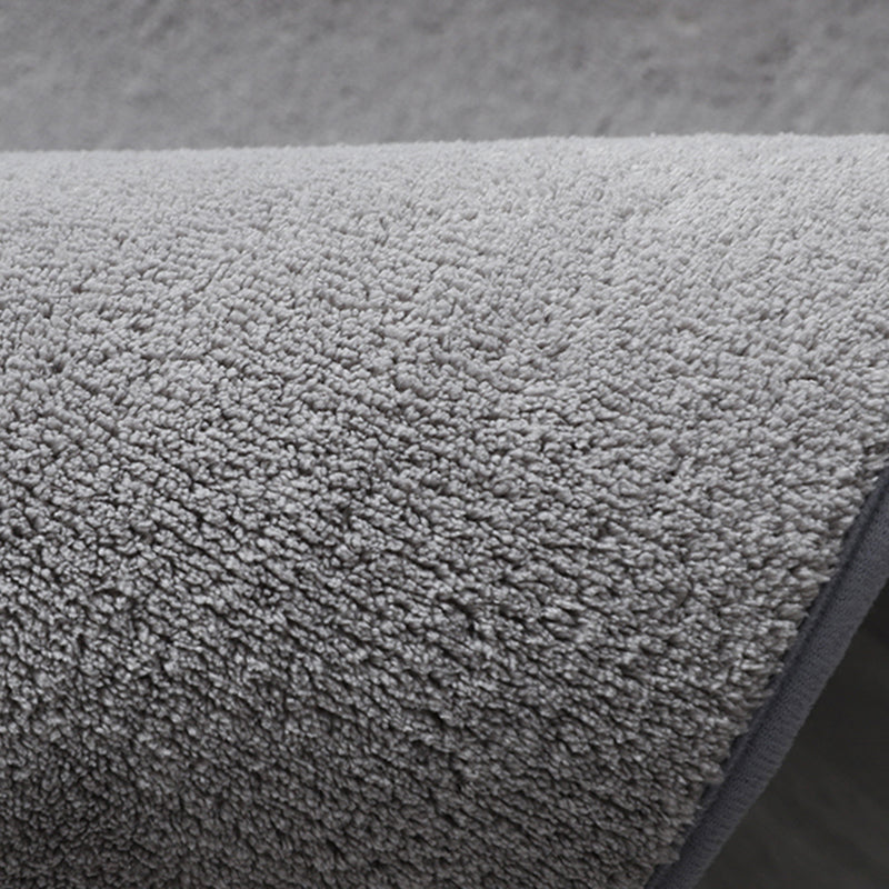 Calming Plain Shag Rug Polyester Indoor Carpet Non-Slip Backing Area Carpet for Home Decoration