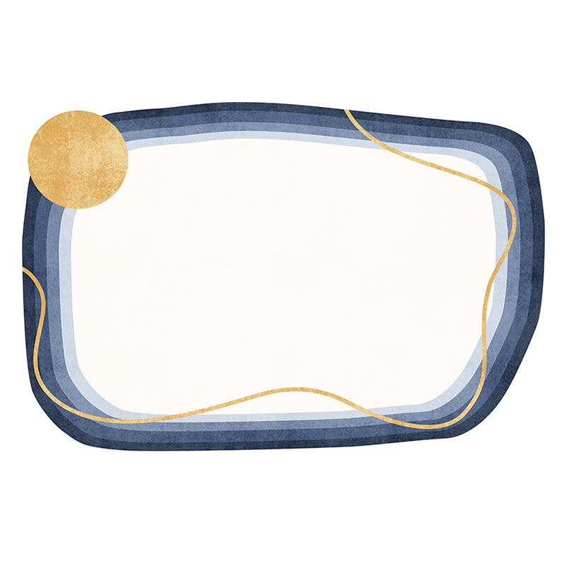 Chique woonkamer tapijt kleurblokkeerd polyester gebied tapijt niet-slip achterste backing area tapijt