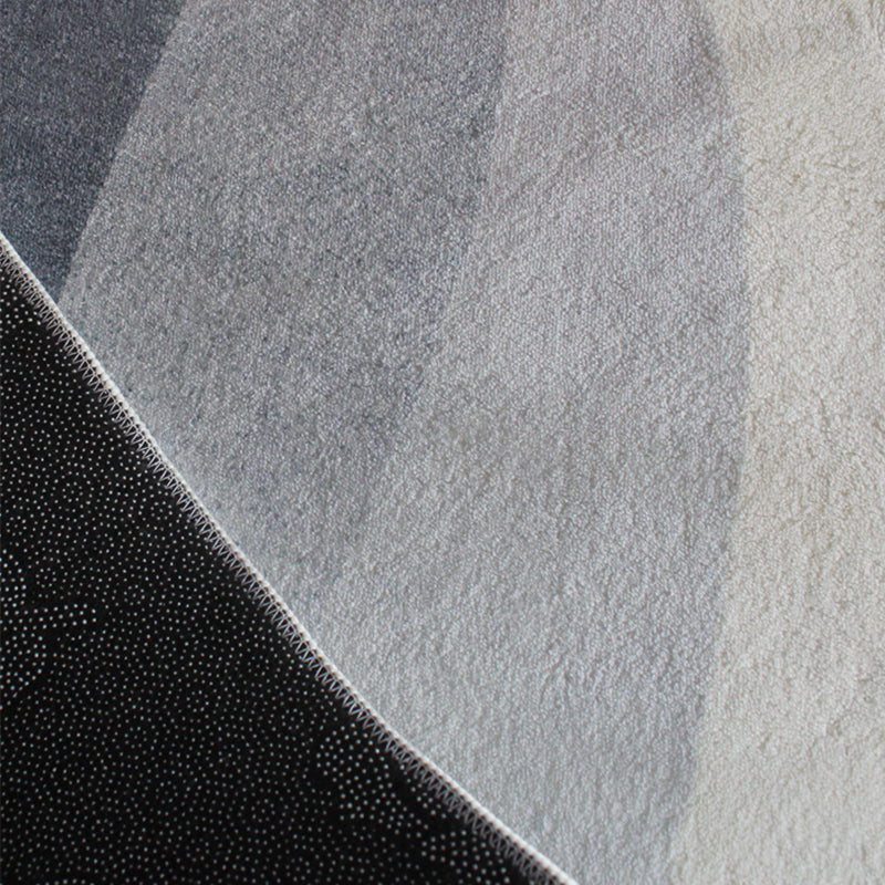 Ausgefallener Wohnzimmer Teppich Farbblock Polyester Fläche Teppich nicht rutschfestem Hintergrund Teppich