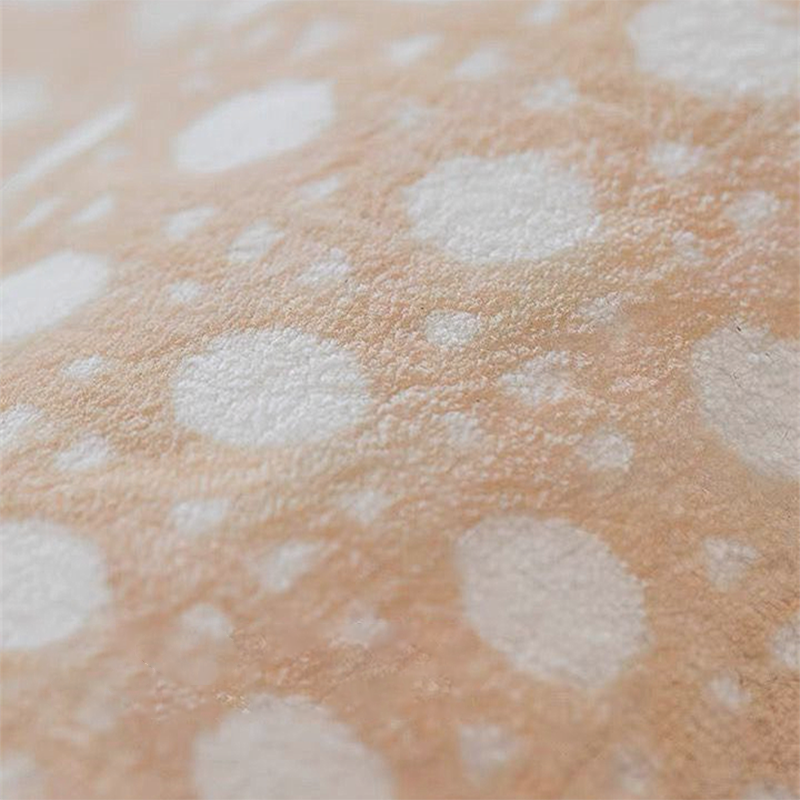 Funky Novel Forme Rapage à la mode rose Tone Polyester Anti-Slip Backing Tapis pour décoration domestique