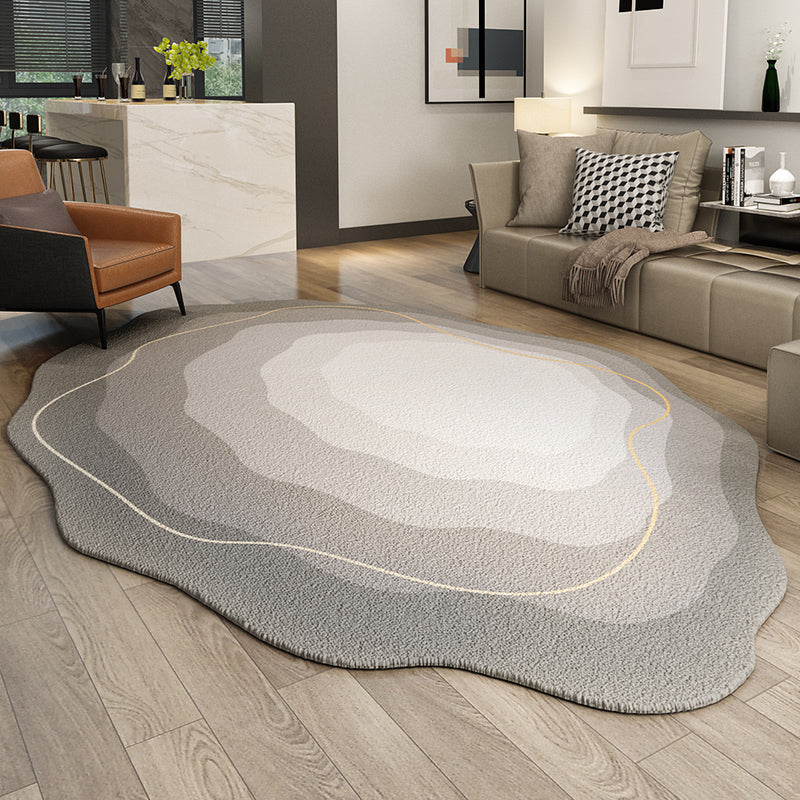 Minimalist Transitional Print Carpet Polyester Indoor Carpet Stain Resistant Rug for Home Decoration