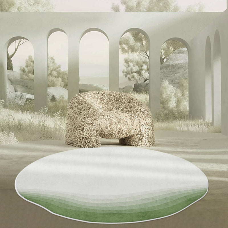 Modern Novelty Shape Rug Stylish Washable Rug Polyester Non-Slip Backing Carpet for Home Decor