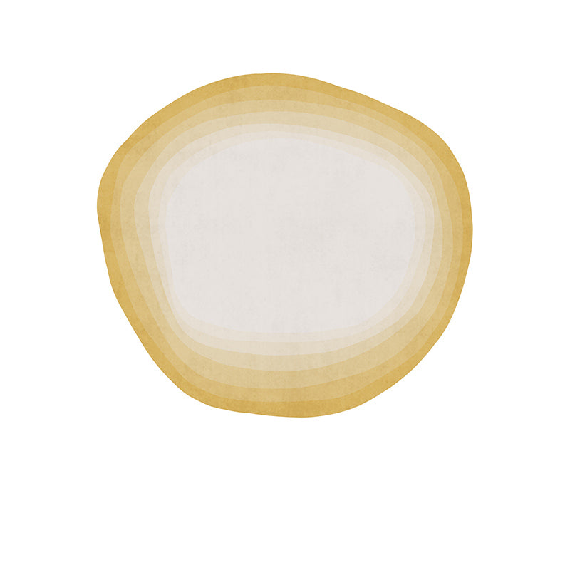 Modern Novelty Shape Rug Stylish Washable Rug Polyester Non-Slip Backing Carpet for Home Decor