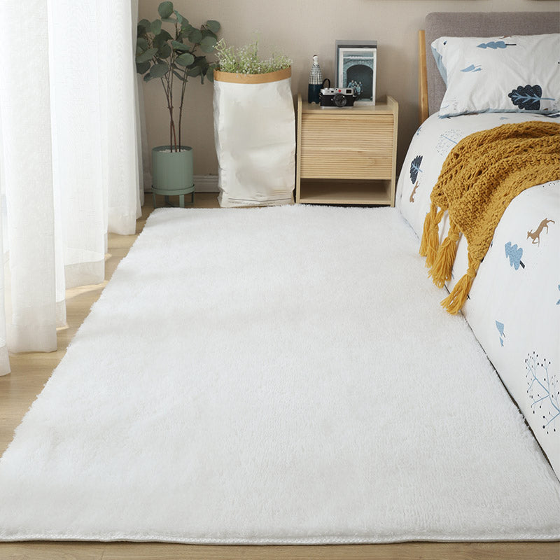 Casual massief shag tapijt polyester gebied tapijt vlekbestendig binnenvleed voor woningdecoratie