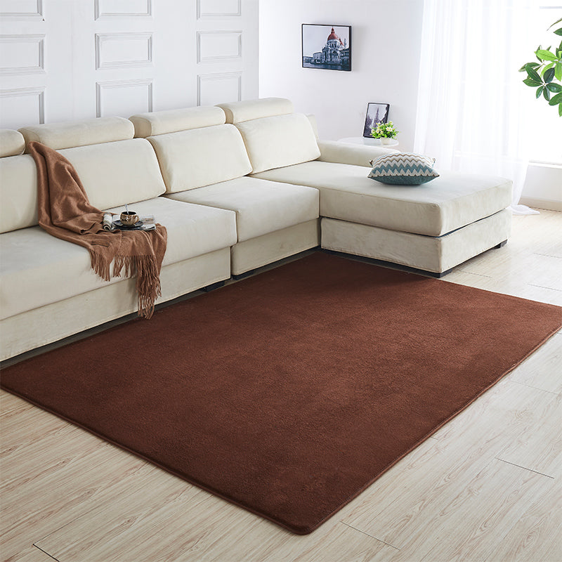 Eenvoud gewoon shag tapijt polyester binnen tapijt tapijt niet-slip achterste achtergrond tapijt voor woonkamer