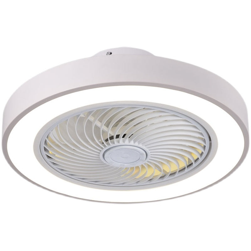 Windkanal-LED-Deckenlüfter Makkaronstil Metal Schlaf