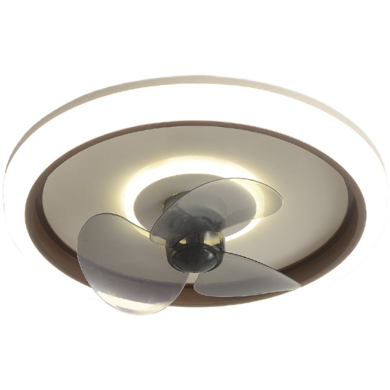 Acrylhalo -Ring Deckenlüfter Leuchte Makkaron Minimalist LED Semi Flush Leuchte