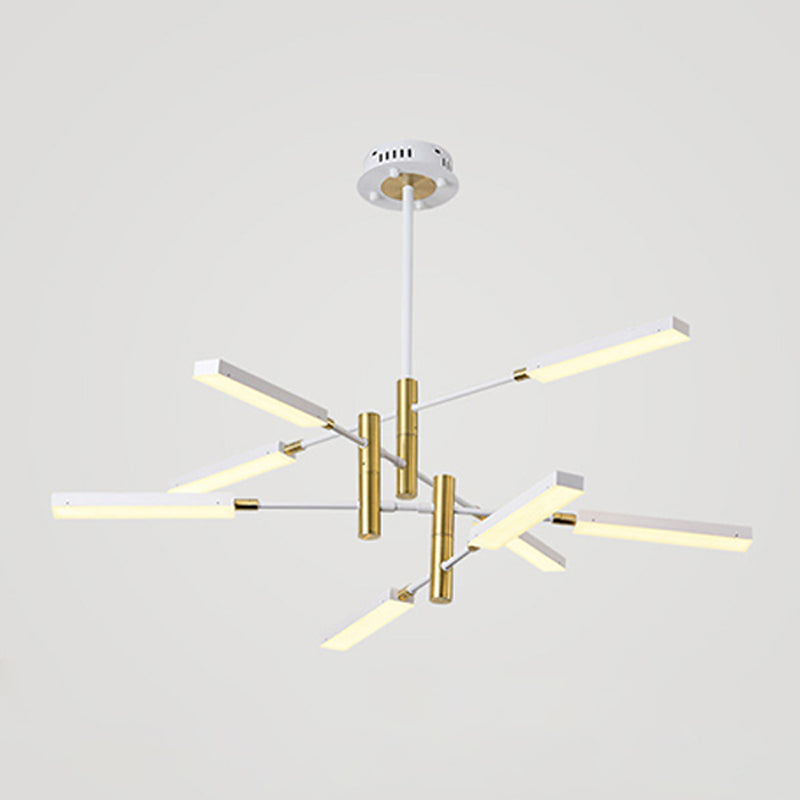 Postmodern metalen multi-tier kroonluchter verlichtingsarmatuur LED kroonluchter hanger voor zitkamer