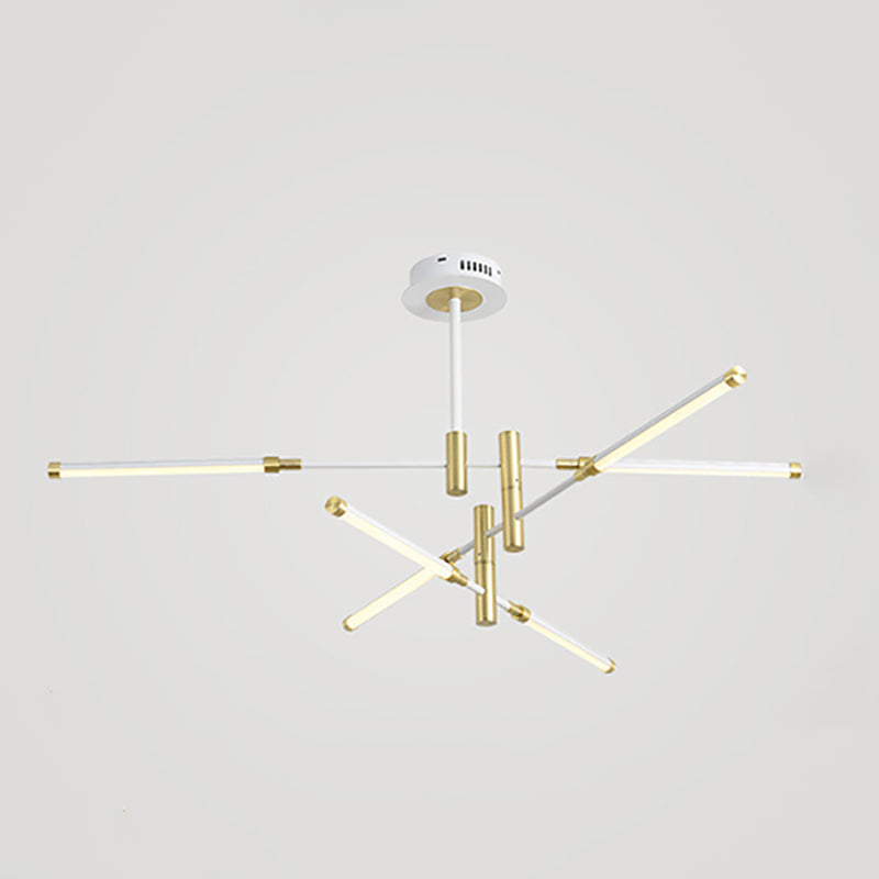 Postmodern metalen multi-tier kroonluchter verlichtingsarmatuur LED kroonluchter hanger voor zitkamer