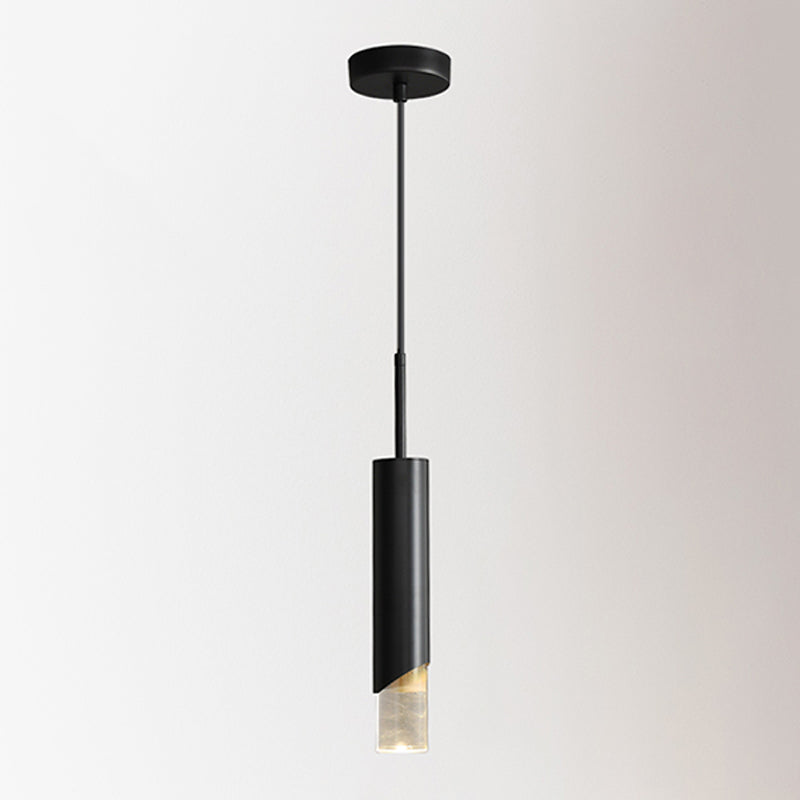 Lampada a led Lampada Simplicità Illuminazione a sospensione con una chiara tonalità acrilica per camera da letto