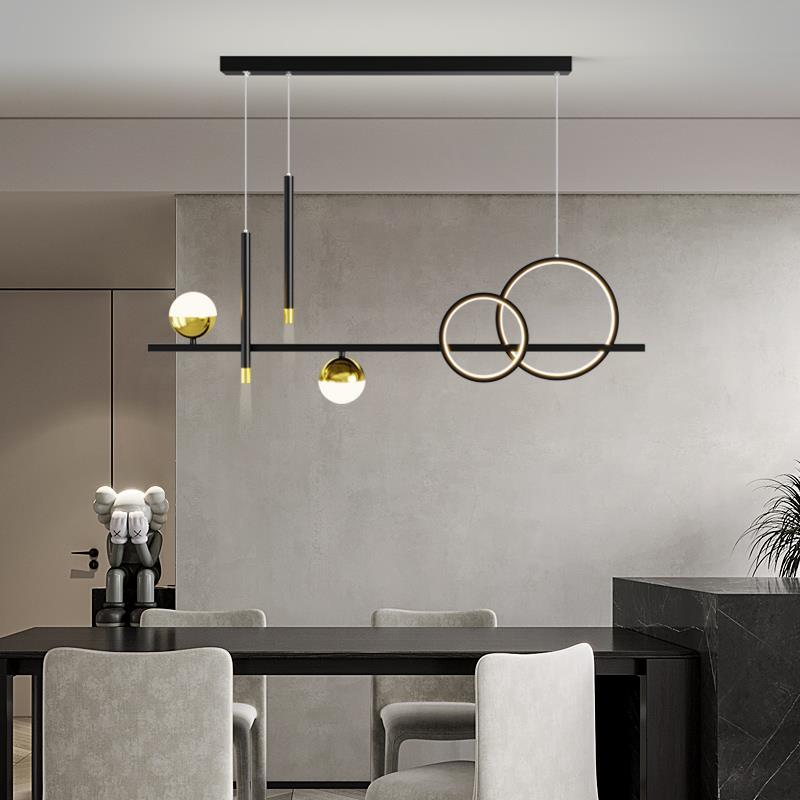 Linear Isola Lighting Acrilic Contemporary Simplicity Fishings a sospensione per il ristorante