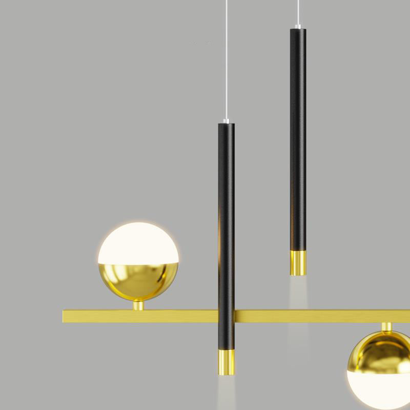 Linear Isola Lighting Acrilic Contemporary Simplicity Fishings a sospensione per il ristorante