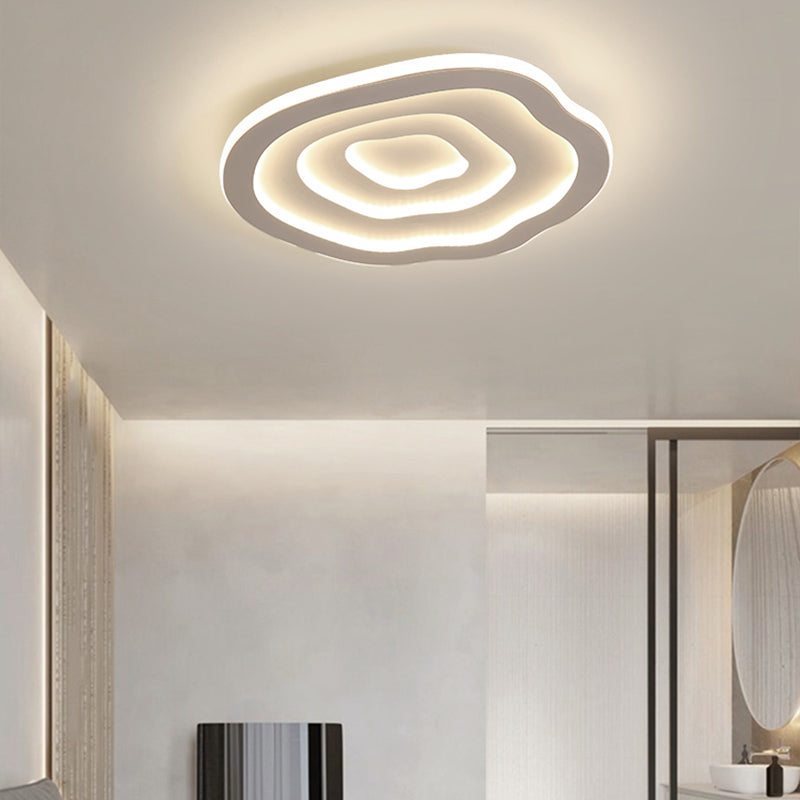 16"/20"/23" Long Flush Ceiling Light Fixture with Acrylic Shade Modern Flush Mount