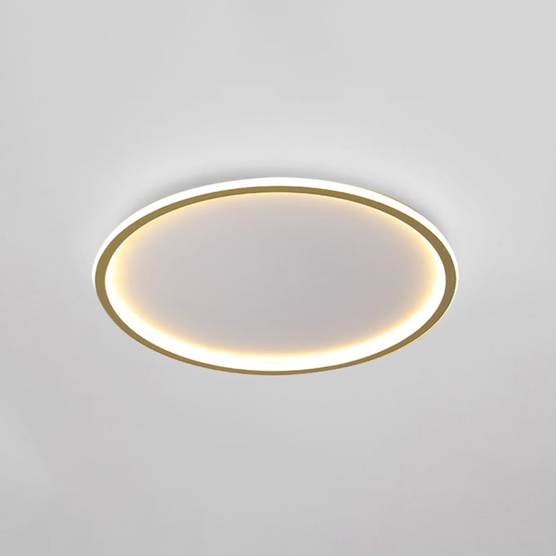 Zwart/Goud/Wit LED-plafondlamp Modern inbouwarmatuur