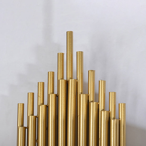 Postmodern Metal Wall Sconce Two Blub Wall Mounted Light Fixture for Bedroom